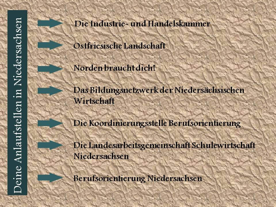 Tipps für Niedersachsen