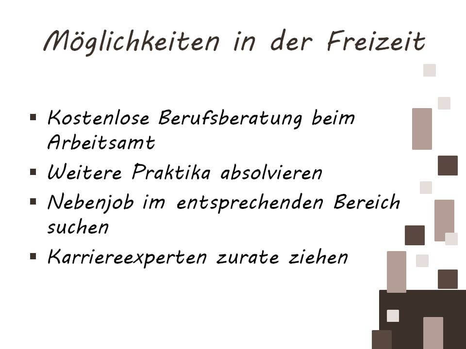 Eure Möglichkeiten in der Freizeit