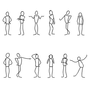 Körpersprache körperhaltung Kommunikation: Körpersprache