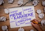 Karriere-Wordcloud - Ausbildungsanfang