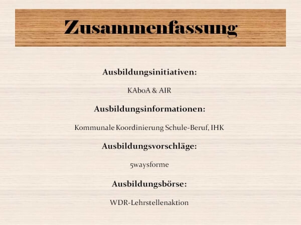 Zusammenfassung der genannten Hilfen in NRW