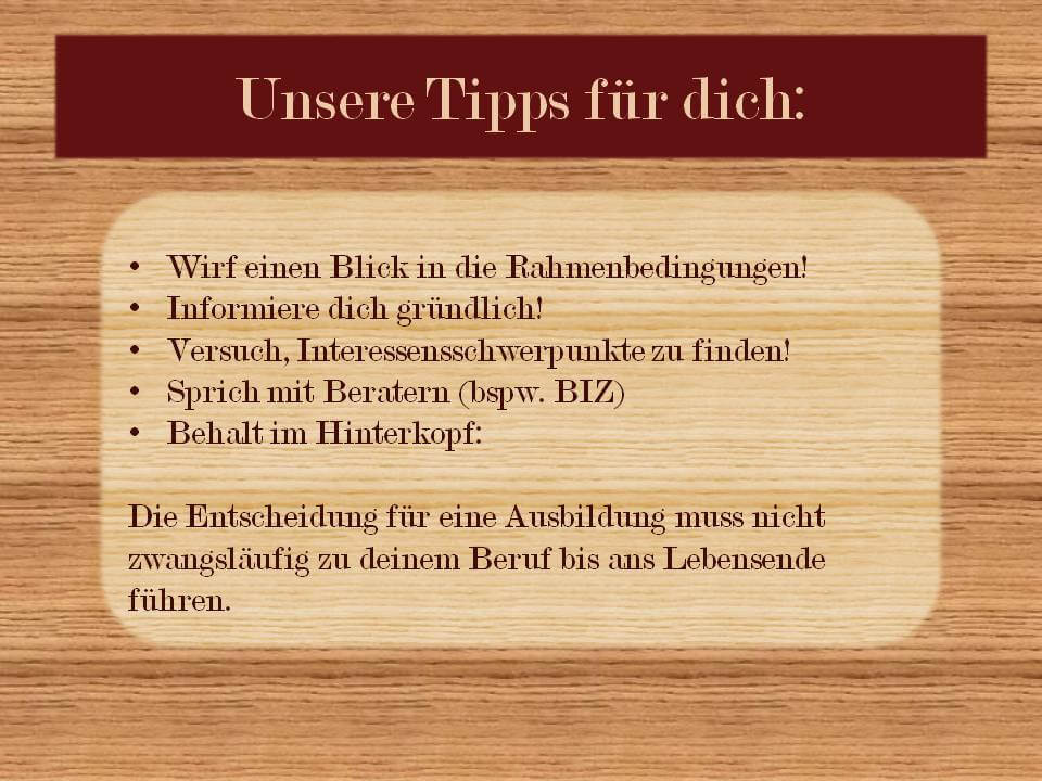Unsere Tipps
