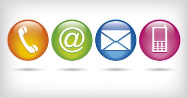 verschiedene Kontakticons - Bewerbungs-Apps