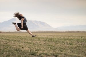Jumping Girl